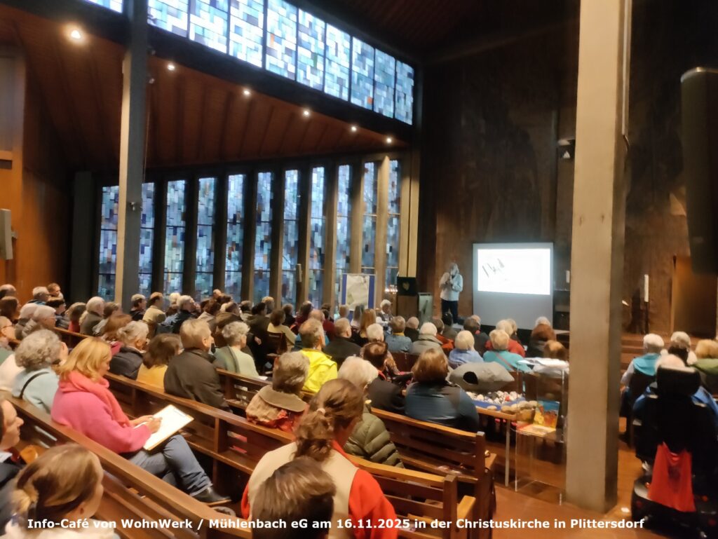 Großer Andrang beim 1. Info-Café in der Christuskirche